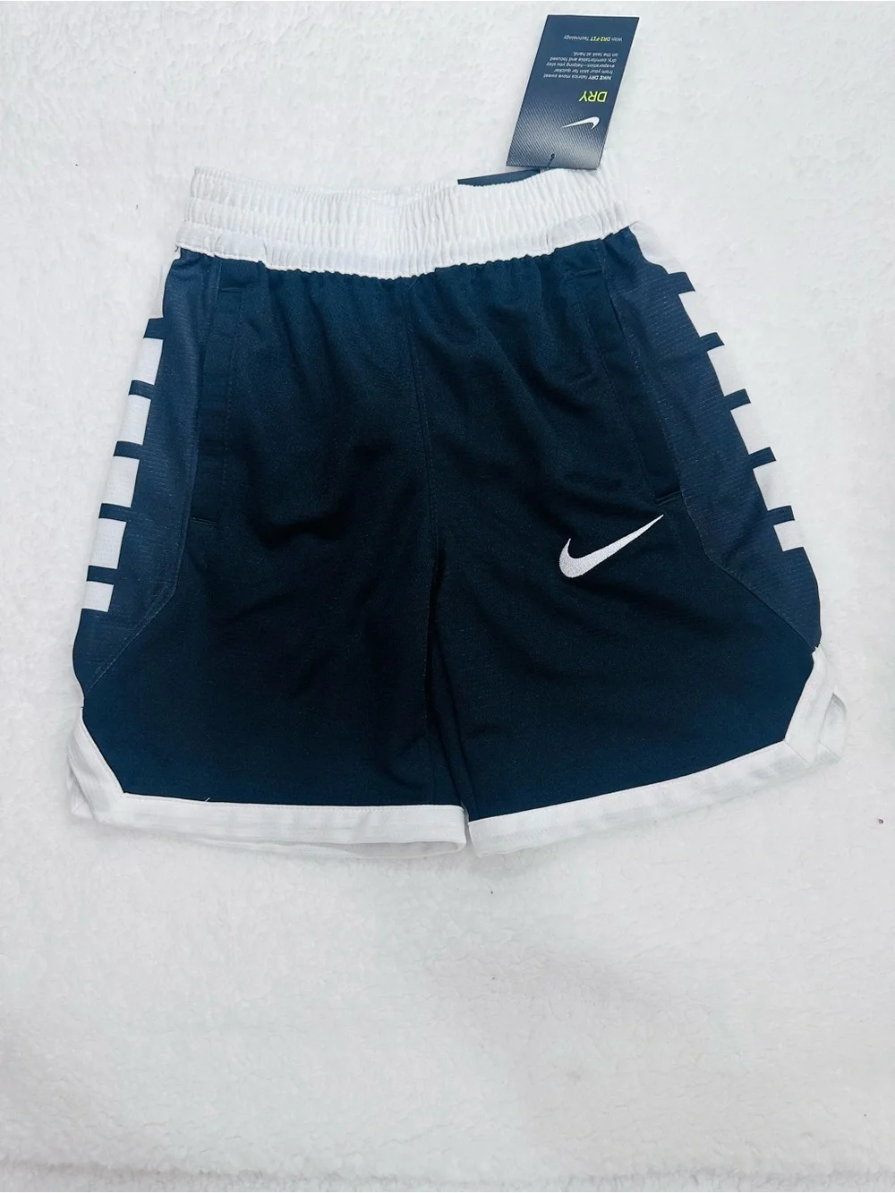 Boy’s Nike Black and White Shorts